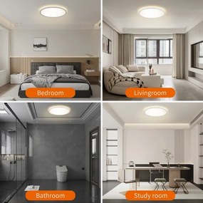 Brilagi - Corp de iluminat LED dimabil ULTRA SLIM LED/18W/230V Ø 30 cm alb + telecomandă