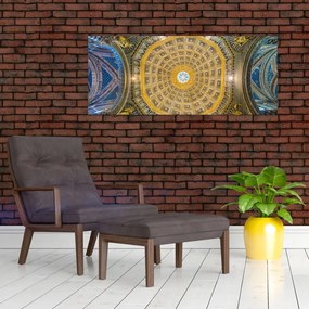 Tablou cu tavanul bisericii Siena (120x50 cm)