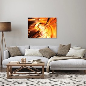 Tablou pe sticlă cu abstracție (70x50 cm)