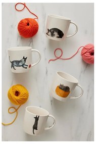 Cană albă din porțelan 400 ml Best Feline Friends – Maxwell &amp; Williams