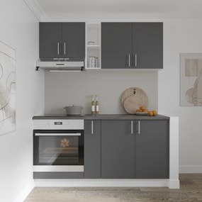 Corp haaus Karo, Antracit/Alb, 20 x 50 x 80 cm