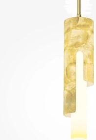 Lustra, Pendul Maris din metal auriu si scoica Capiz