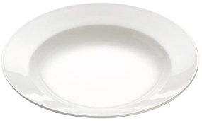 Farfurie din porțelan pentru paste Maxwell &amp; Williams Basic Bistro, ø 28 cm, alb