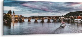 Tablou cu Vltava (120x50 cm)