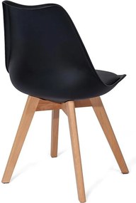 Set - 4 scaune de dining AVENBERG SKANDI - Negru