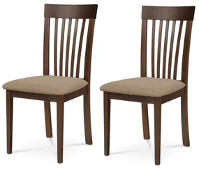Set de scaune de sufragerie BC-3950, nuc, 2 buc.