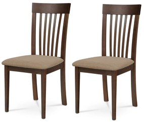 Set de scaune de sufragerie BC-3950, nuc, 2 buc.