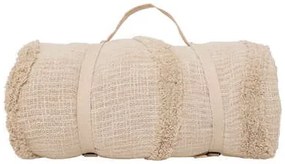 Cuvertura de pat din bumbac DAISE, bej, 240 x 260 cm