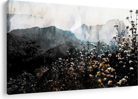 Tablou - Ilustrație de flori sălbatice (90x60 cm)