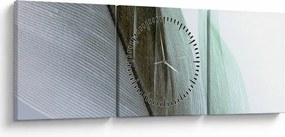 Tablou - Pene, macro (cu ceas) (90x30 cm)