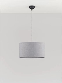 Lustra suspendata cu abajur gri SYRIN