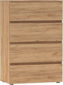 Comoda PARMAD, stejar craft auriu