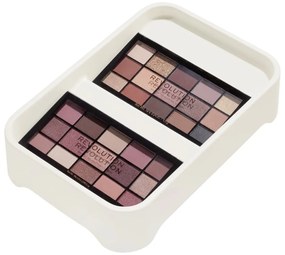 Organizator pentru cosmetice iDesign Eco Bin, 28,12 x 19,23 cm, alb