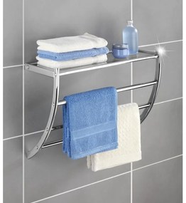 WENKO 15578100 - Suport pentru prosoape PESCARA, 56 x 46 cm, crom lucios