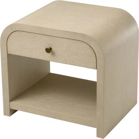 Noptiera design LUX, Furnir de stejar albit, Rhodes