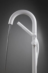 SILIA – Baterie pentru Cadă, de Sine Stătătoare, cu Set de Duș, BQS_A17N Finisaj Bianco 🛁✨