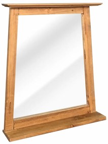 vidaXL Oglindă de baie, 70 x 12 x 79 cm, lemn masiv de pin reciclat