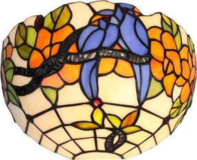 Brilagi - Aplică de perete Tiffany cu vitralii JUNGLE 1xE14/40W/230V
