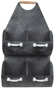 Etajera de exterior, gri, din metal, Ironwell