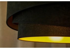 Lustră aplicată Duolla KOBO 1xE27/15W/230V d. 45 cm negru