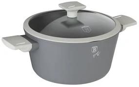 Oală antiaderentă cu titan 20 cm cu capac, 2.2 L Berlinger Haus BH 7066, Aspen Collection, pentru toate plitele