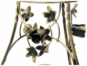 Suport de flori 72x28 cm auriu