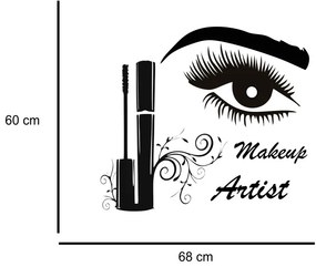 Sticker perete Make Up Artist 4