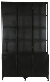 Vitrina, neagra, din metal, Eclipse