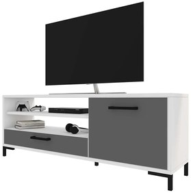 Masă TV Cascade (alb + gri). 1098743