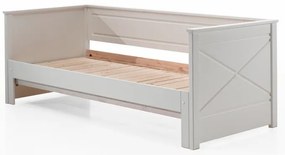 Pat pentru copii alb cu extensie suplimentară 180x200/90x200 cm PINO – Vipack