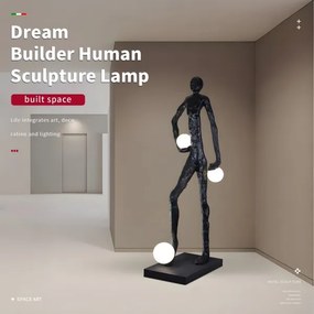 Immax 08805XL - Lampadar SILUETTE 3xE27/60W/230V 185 cm Aura
