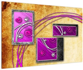 Tablou abstracție (90x60 cm)