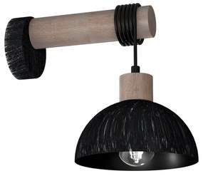 Aplică ERIK 1xE27/60W/230V maro/negru