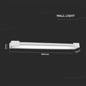 Aplică LED pentru oglindă de baie LED/18W/230V 4000K IP44 alb