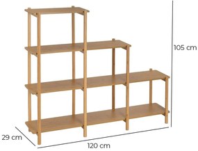 Etajeră în culoare naturală 120x105 cm – Casa Selección