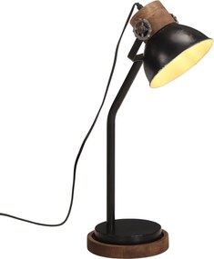 vidaXL Lampă de birou 25 W, negru, 18x18x60 cm, E27