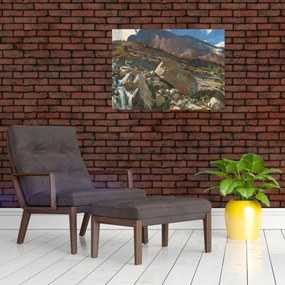 Tablou - John Singer Sargent, Simplon Pass, reproducere (70x50 cm)