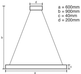 Lustră LED dimabilă pe cablu Brilagi CIRCLE LED/42W/230V 3000-6500K + telecomandă