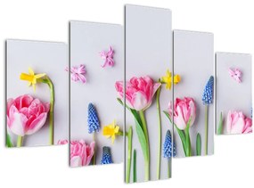 Tablou - Flori de primăvară (150x105 cm)