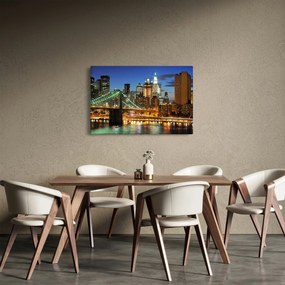 Tablou - Pod cu New York (90x60 cm)