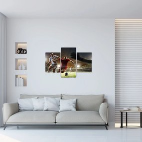 Tablou - Fotbaliști în acțiune (90x60 cm)