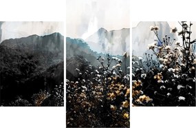 Tablou - Ilustrație de flori sălbatice (90x60 cm)