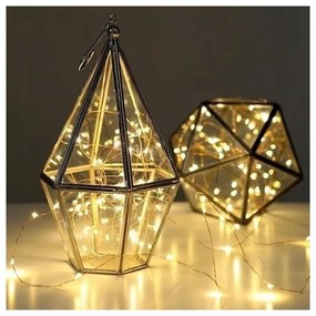 Lant luminos de Craciun 50 LED-uri, alb cald