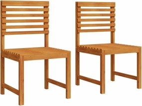 vidaXL Scaun pentru Grădină 2 pcs Maro 50 x 50 x 91cm