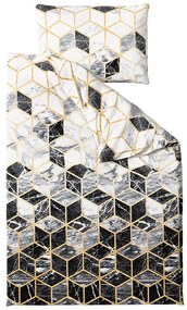 Lenjerie de pat din microfibra ATHENA negru Dimensiune lenjerie de pat: 70 x 90 cm | 140 x 200 cm