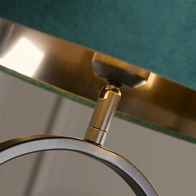 Veioza/Lampa de masa decorativa Modish negru/verde