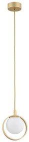 Pendul design modern Saturnia auriu