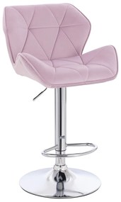 HR111W Scaun Mov Velur Bază Cromata