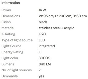 Lustra LED dimabila suspendata Stardust negru