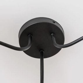 Lustră aplicată ALBA 3xE27/15W/230V gri